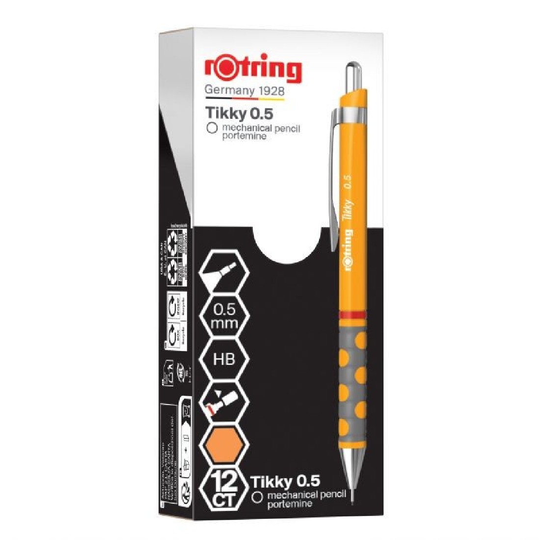 Rotring Tikky 0.5 mm Mango Mechanical Pencil