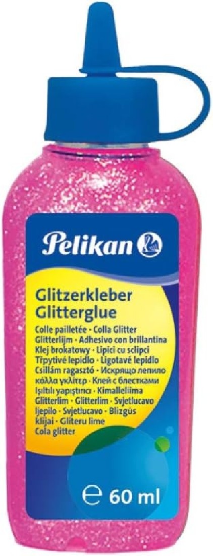 Pelikan glitter glue  60ml magenta