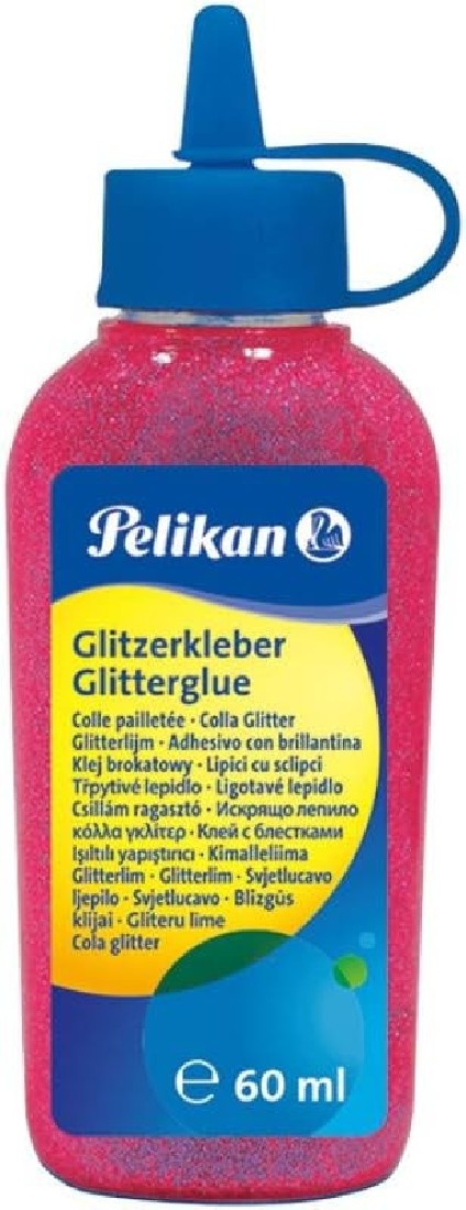 Pelikan glitter glue 60ml fuchsia