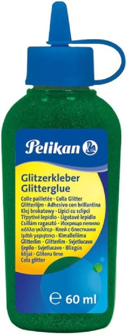 Pelikan glitter glue  60ml dark green