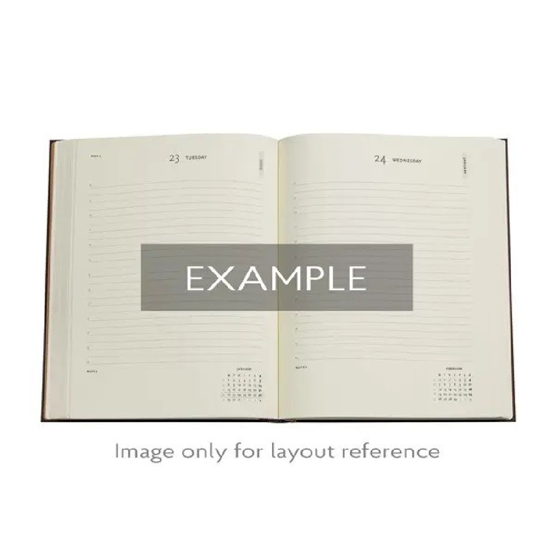 2026 Daily Diary, 416 Pages, Porto, Midi 13x18 Hard Cover, Paperblanks