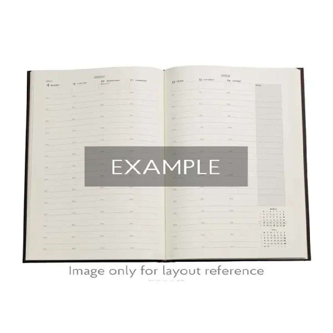 2026 12 Month Weekly Diary, Vertical, Spinola Hours, Maxi 13x21 Hard Cover, Paperblanks