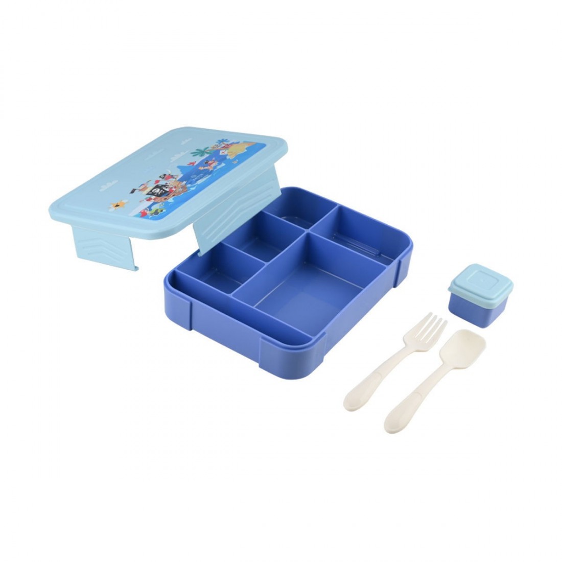 Παιδικό φαγητοδοχείο 1.33lt Treasure Quest 5 θήκες 01-33408 Estia Home Art