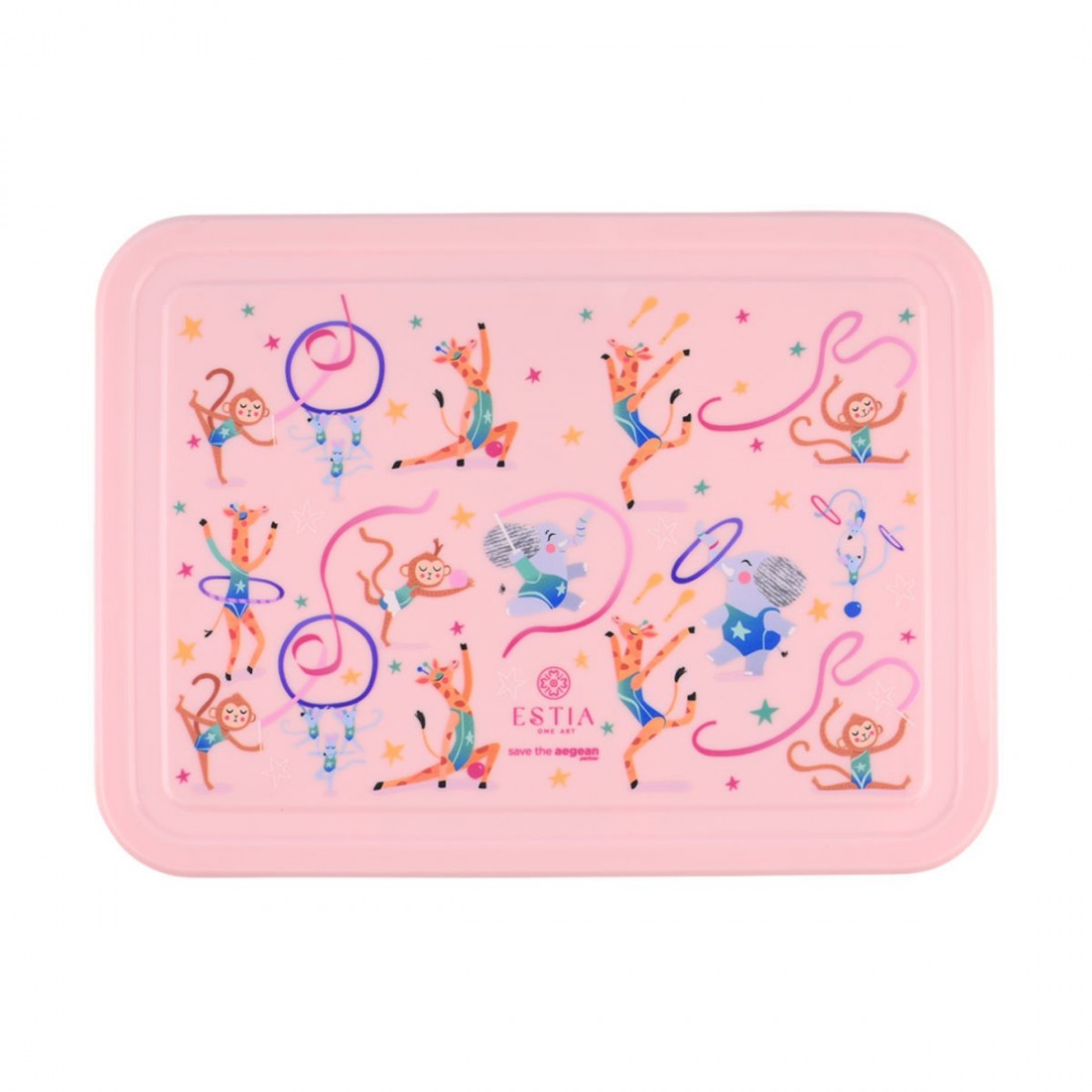 Παιδικό φαγητοδοχείο πλαστικό 1.33lt Wild Stunts 5 θήκες 01-33392 Estia Home Art