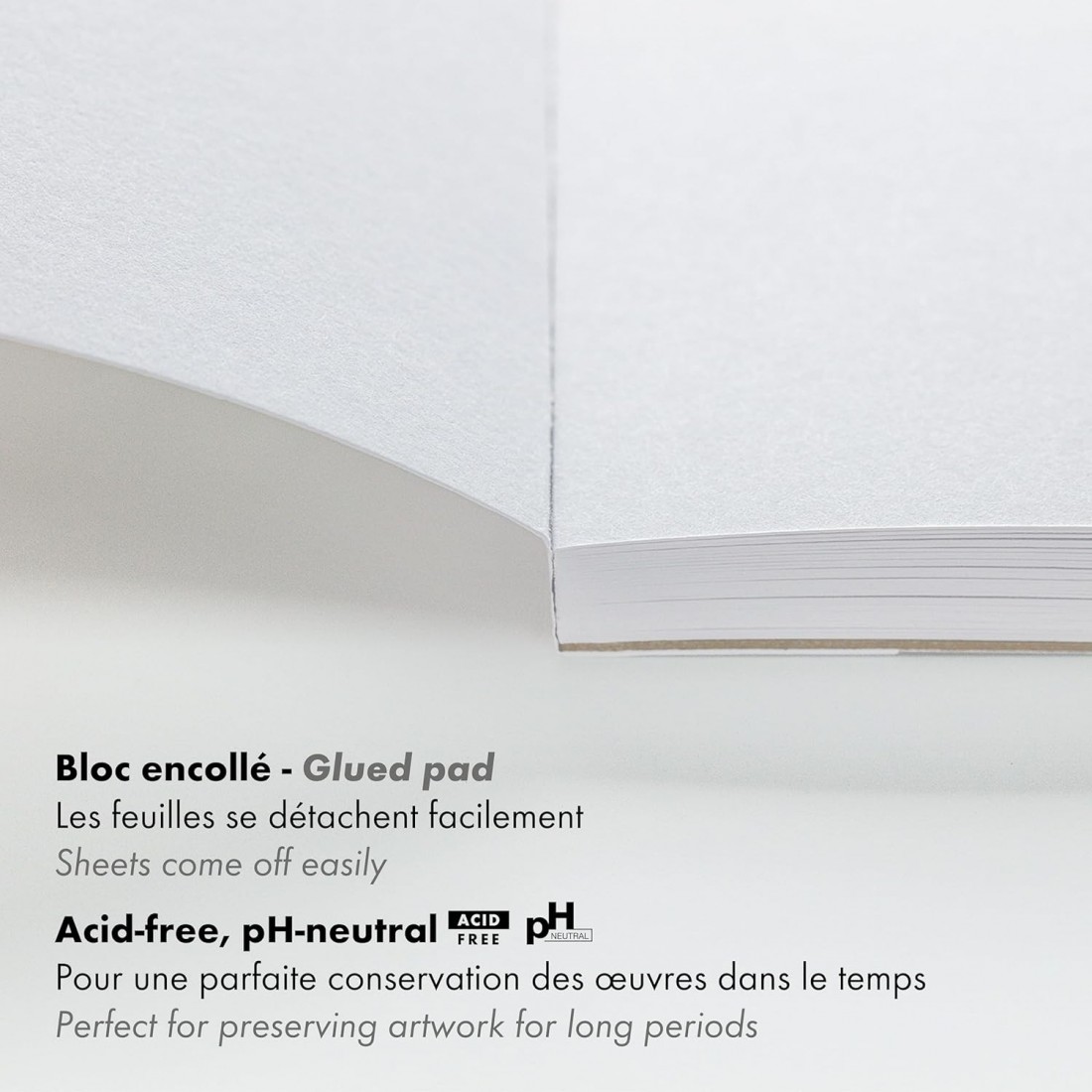 Clairefontaine A4 paint on mix media 250gr white paper 30sheets 975741