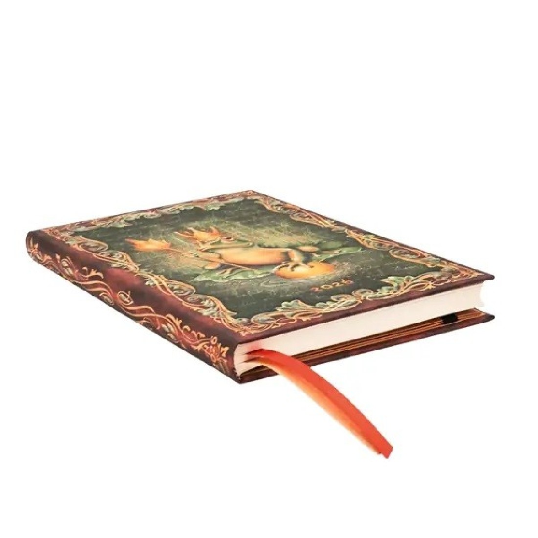 2026 12 Month Weekly Diary, Horizontal, The brothers Grimm, Frog Prince, Midi 13x18 Hard Cover, Paperblanks