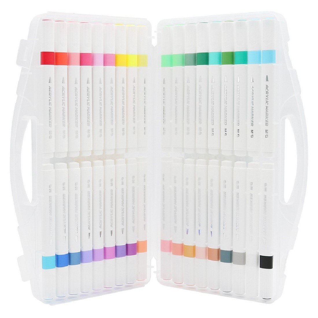 Τριγωνικοί Ακρυλικοί Μαρκαδόροι 36 χρωμάτων APMT80A9 M&G