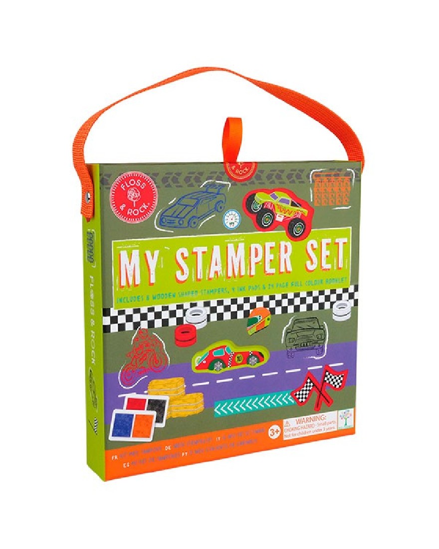 My Stamper Set Cars 50P6148 Floss & Rock (Σετ σφραγίδες)