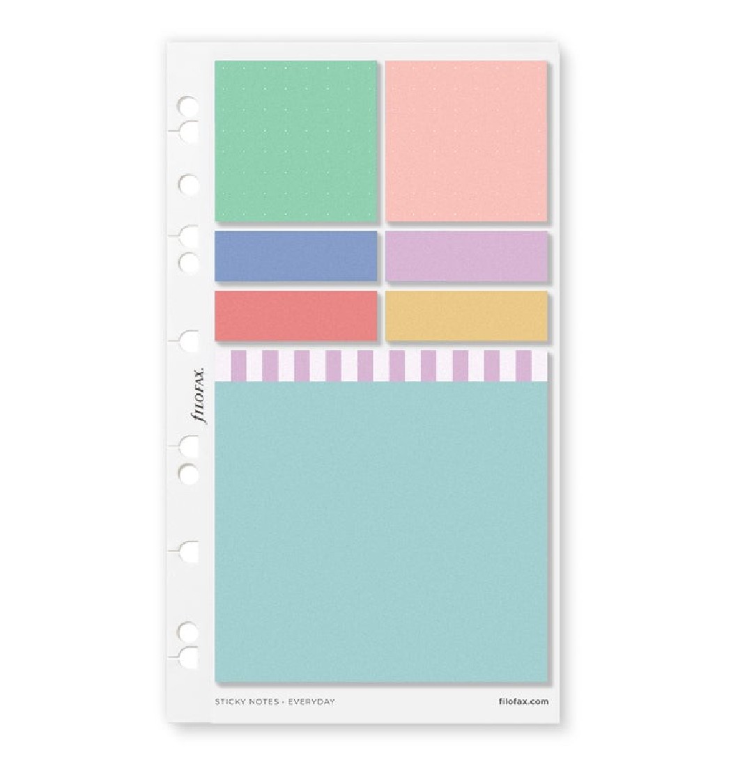 Meadow Blue Everyday Sticky Notes 132968, Filofax