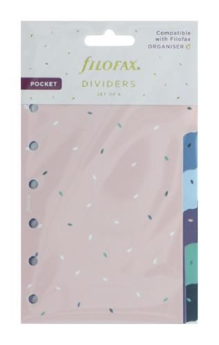 Filofax pocket dividers, set of 6 132744