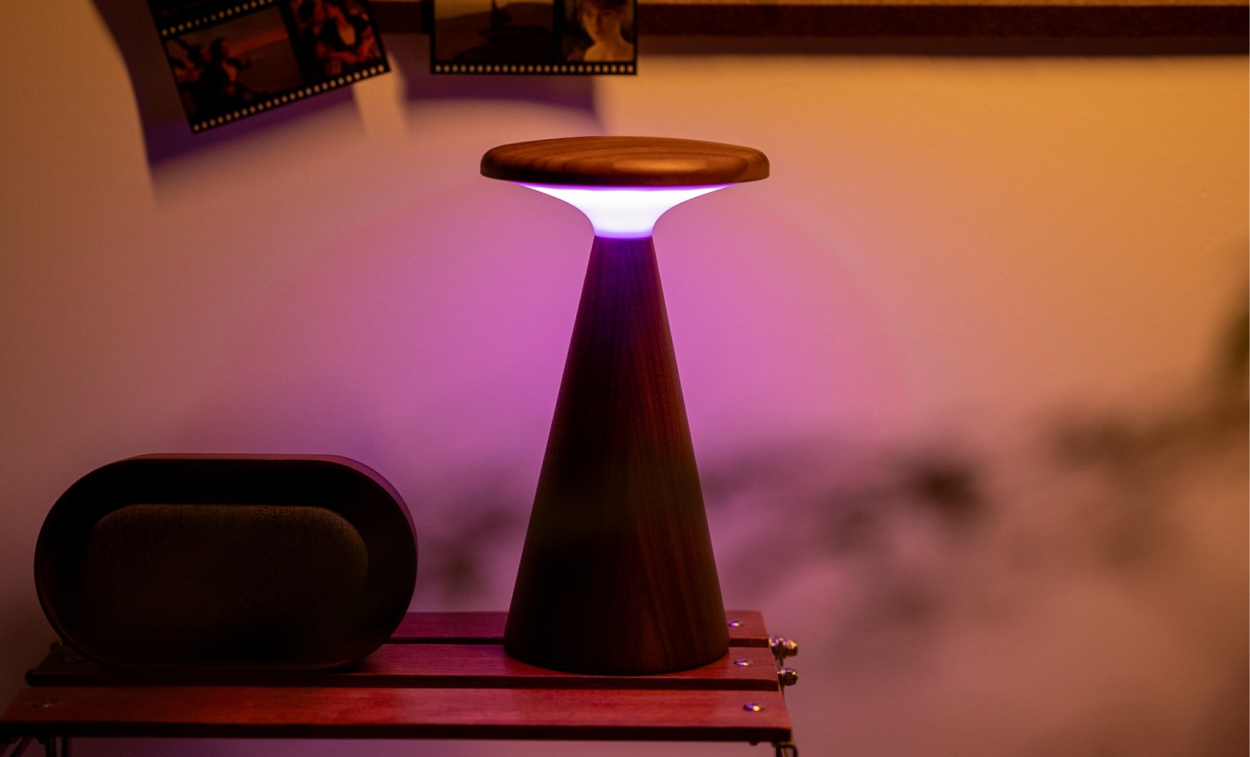 Gingko Sylva Table Lamp Large - Walnut G056L-WT