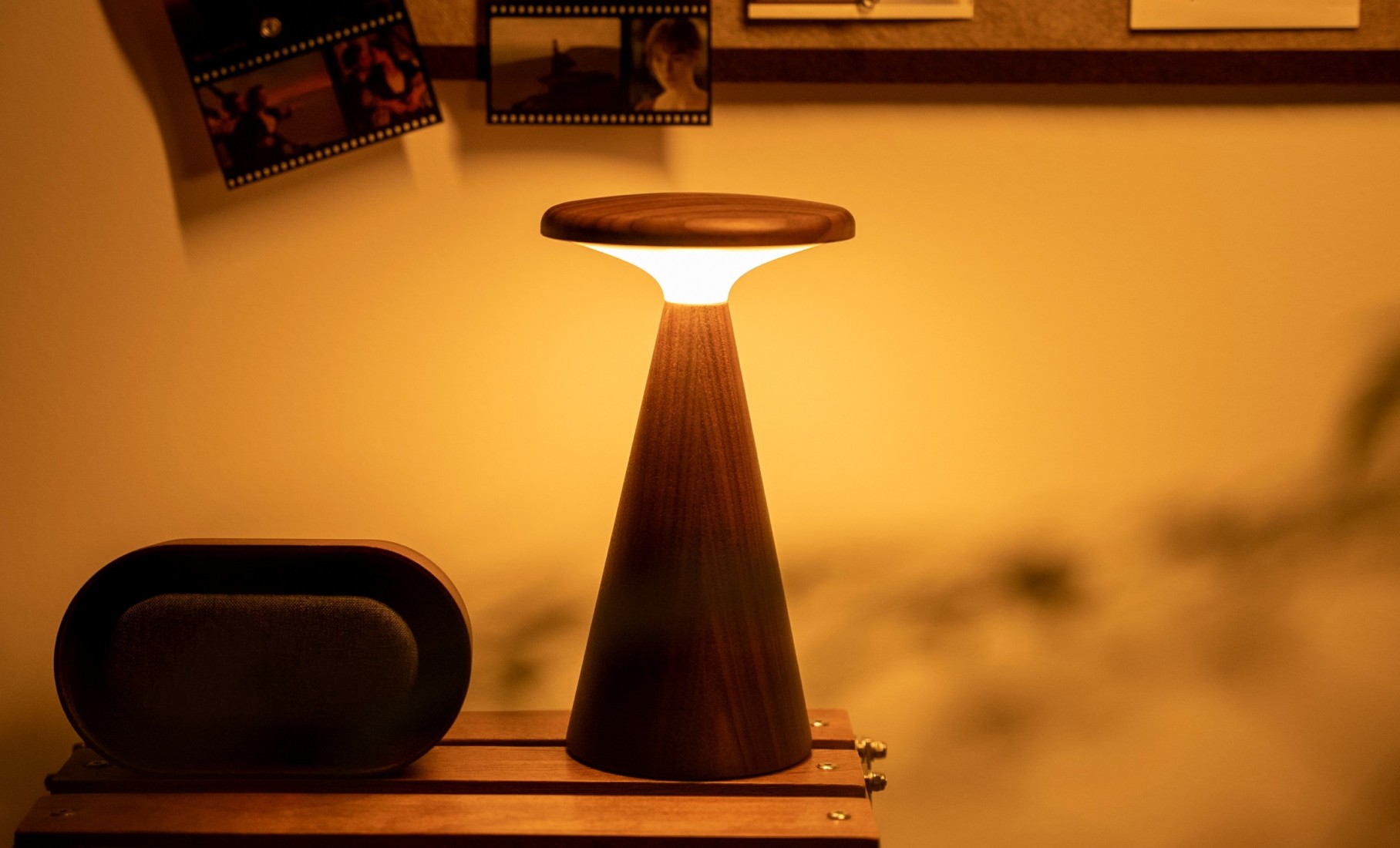 Gingko Sylva Table Lamp Large - Walnut G056L-WT