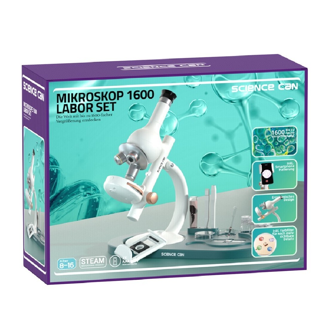MICROSCOPE 1600 LAB SET 160116 ΔΕΣΥΛΛΑΣ