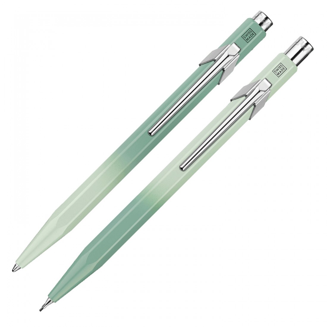 Caran dache Set 849™ Misty Forest Ballpoint Pen + Mechanical Pencil – Special Edition