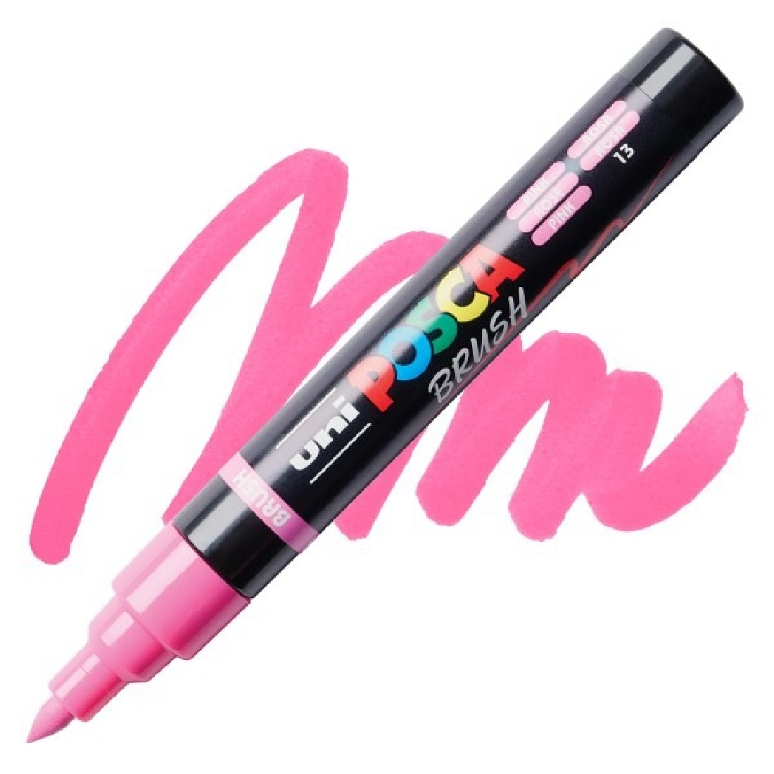 POSCA Μαρκαδόρος  PC-5BR 1-4mm Μύτη Πινέλο - Pink