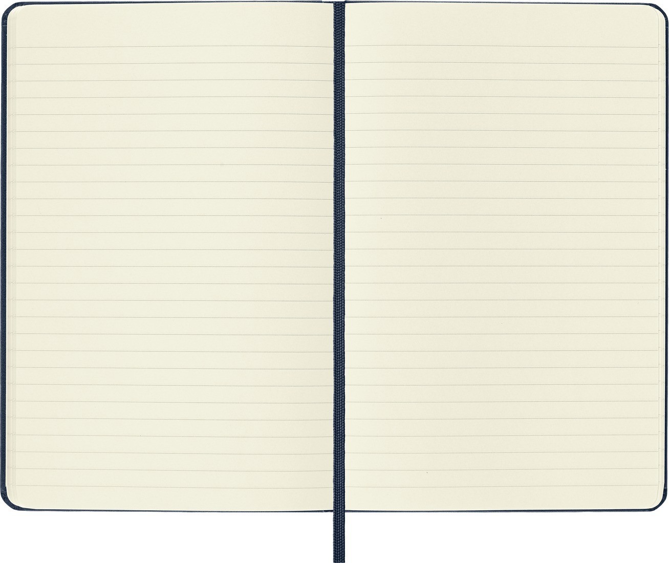 Moleskine notebook medium 12x18 ruled sapphire blue hard cover