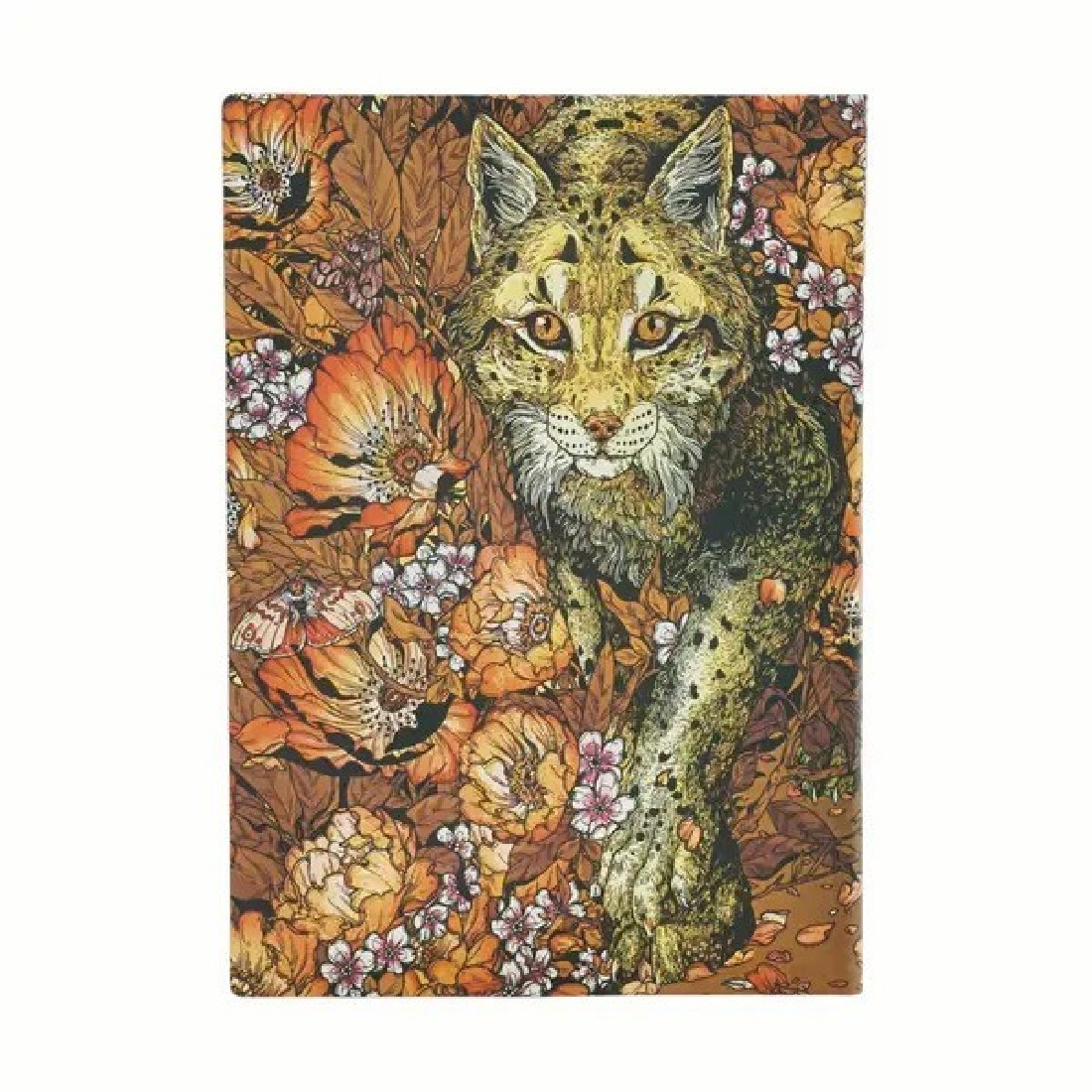 Paperblanks notebook midi 12x17,5 Lynx Rising, lined, flexi cover
