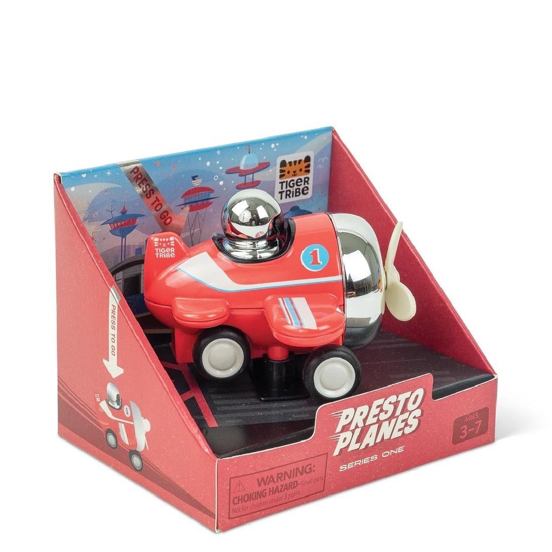 Αεροπλανάκι Presto Planes Swoop Red 94326 Tiger Tribe