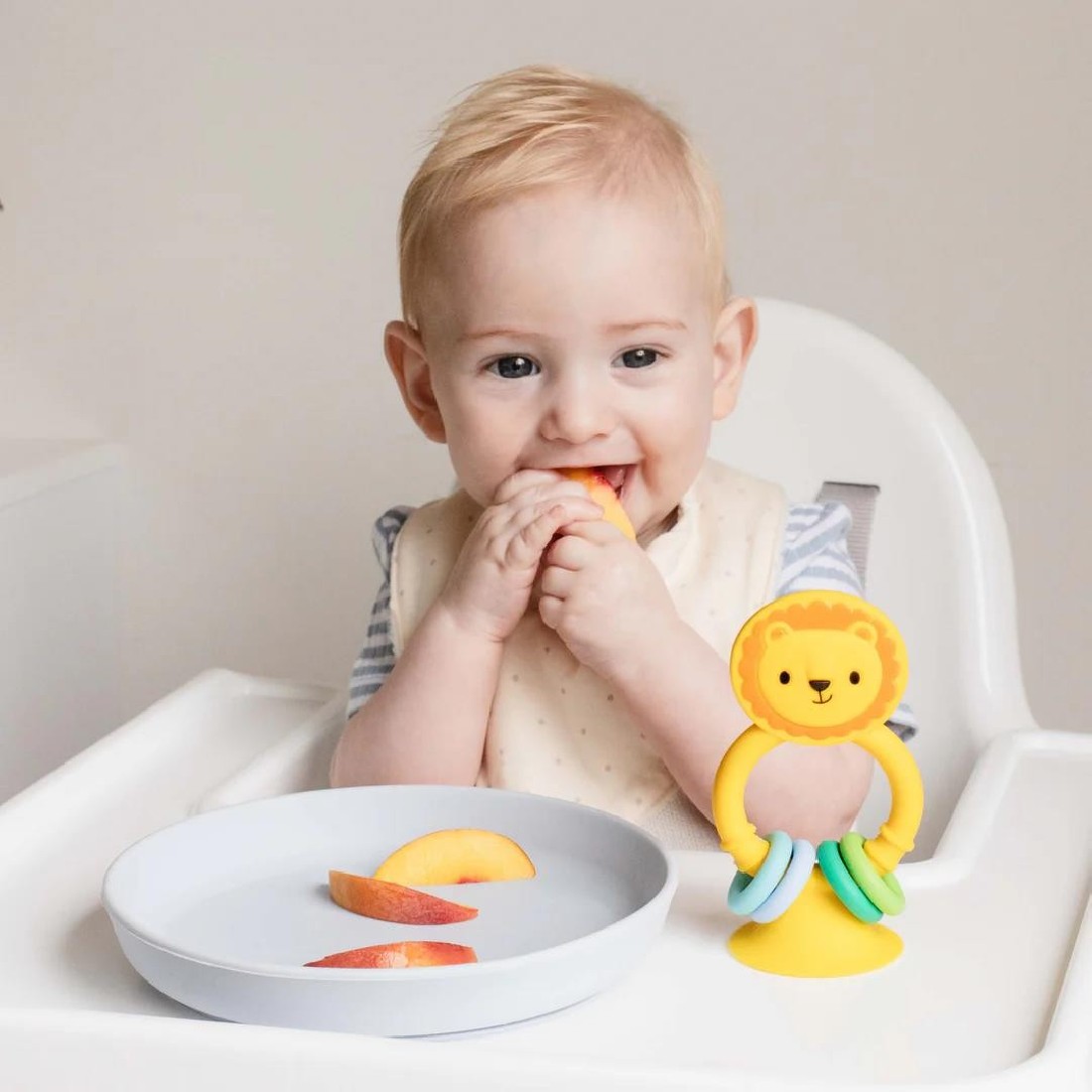 Βρεφική κουδουνίστρα High Chair Buddy – Silicone Lion 20324 Tiger Tribe