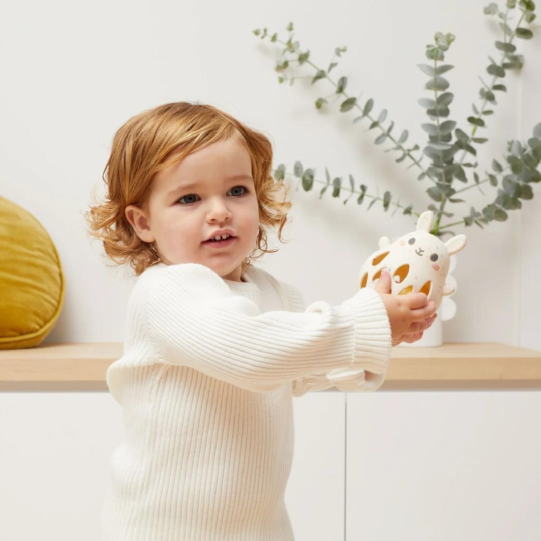 Κουδουνίστρα σιλικόνης Bunny 20306 Tiger Tribe