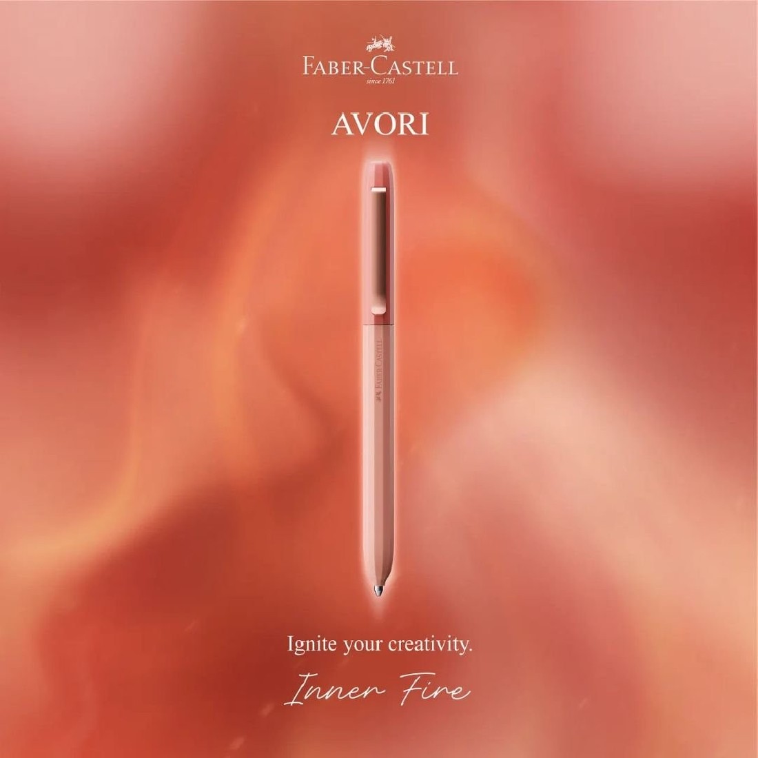 Faber Castell Avori ballpen 140664 Inner Fire
