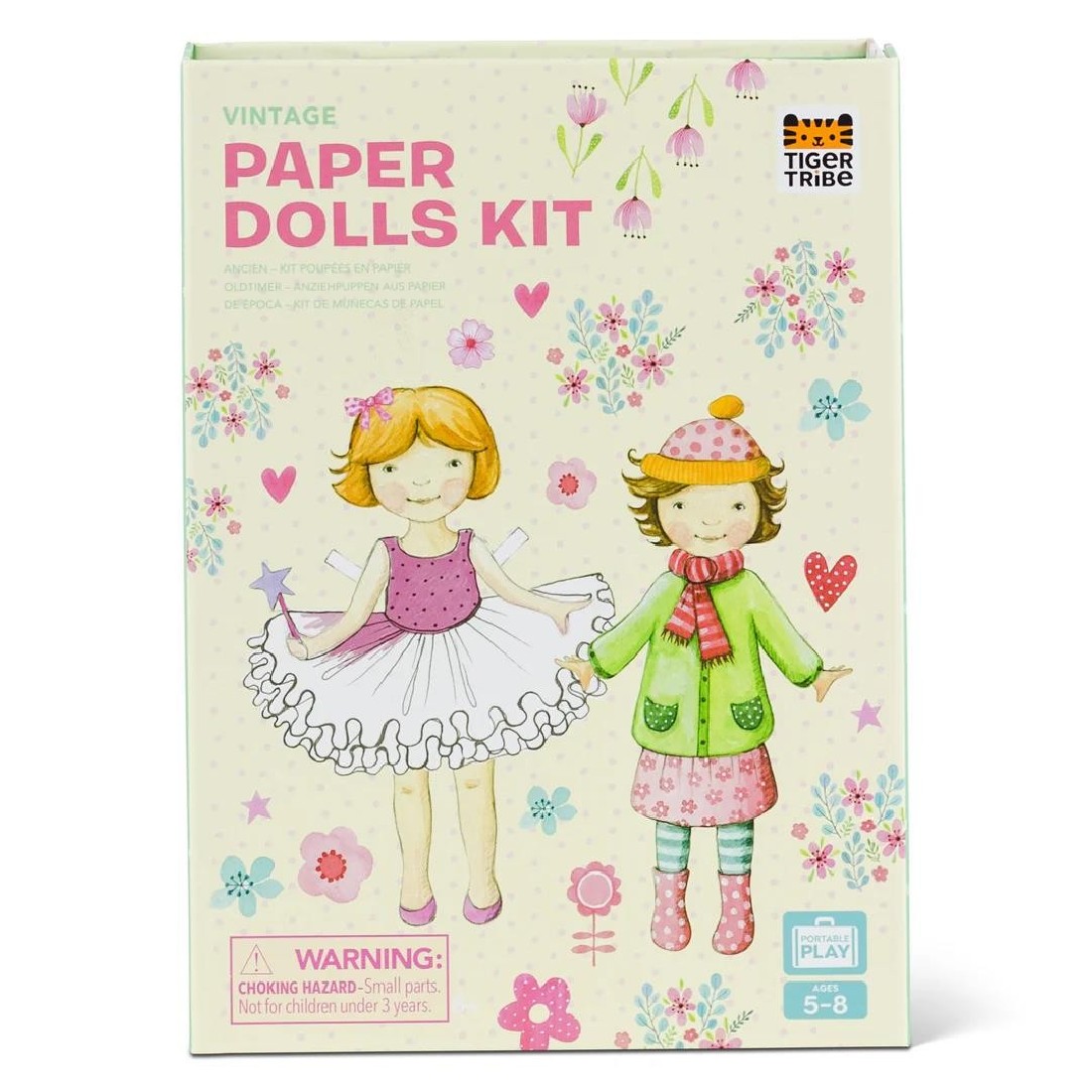 ΣΕΤ ΔΡΑΣΤΗΡΙΟΤΗΤΩΝ – Paper Doll Kit Vintage 20216 Tiger Tribe