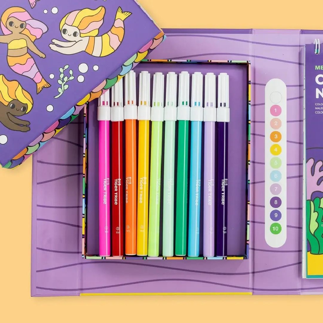 ΣΕΤ ΔΡΑΣΤΗΡΙΟΤΗΤΩΝ – Colour by Numbers Mermaids and Friends 20203 Tiger Tribe