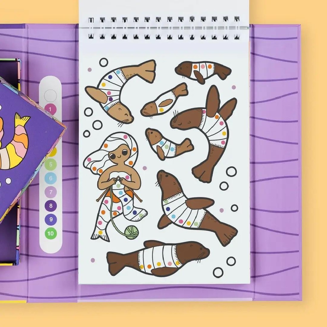 ΣΕΤ ΔΡΑΣΤΗΡΙΟΤΗΤΩΝ – Colour by Numbers Mermaids and Friends 20203 Tiger Tribe