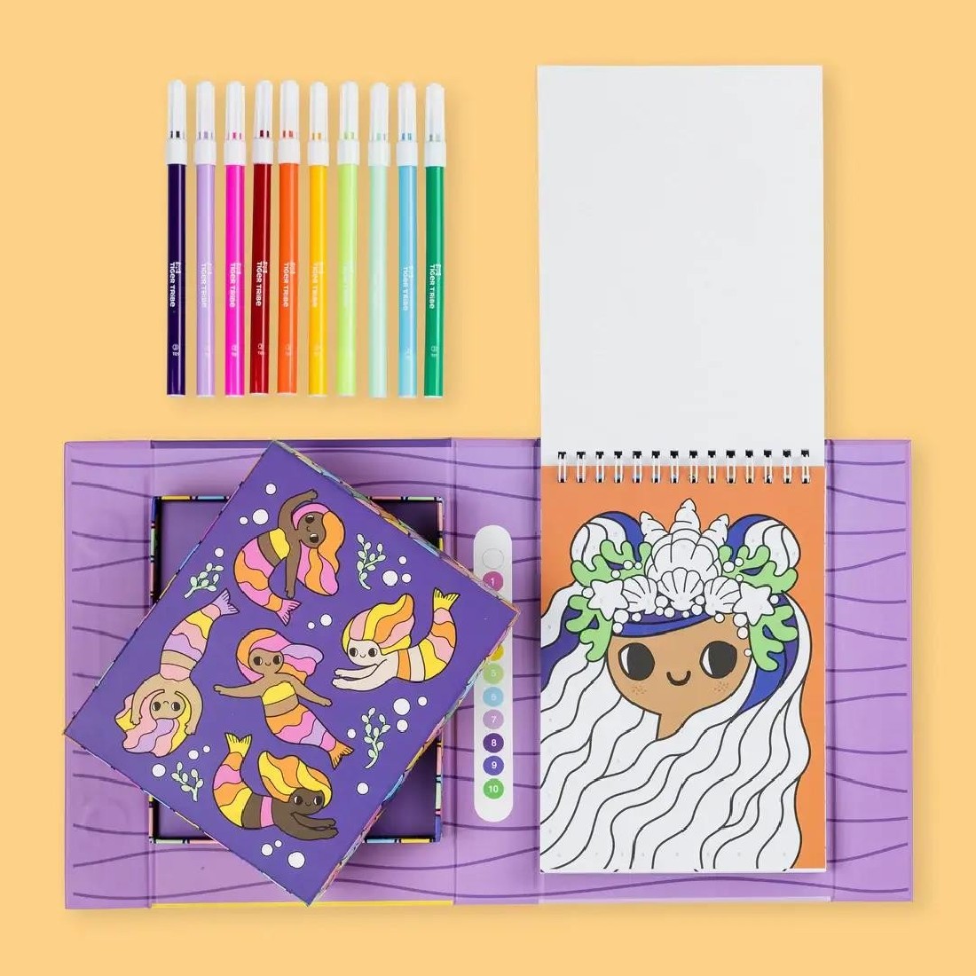 ΣΕΤ ΔΡΑΣΤΗΡΙΟΤΗΤΩΝ – Colour by Numbers Mermaids and Friends 20203 Tiger Tribe