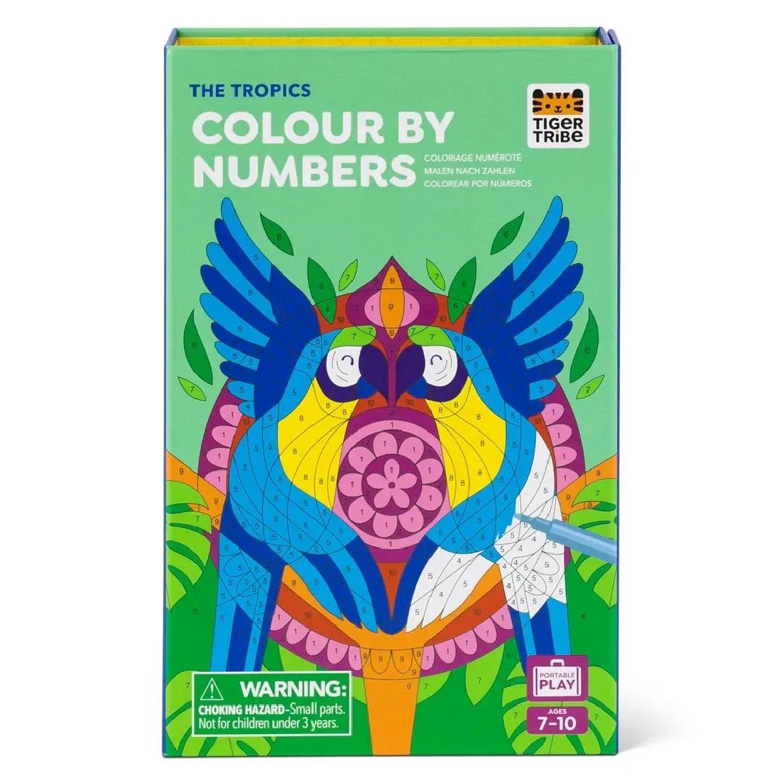 ΣΕΤ ΔΡΑΣΤΗΡΙΟΤΗΤΩΝ – Colour by Numbers The Tropics 20204 Tiger Tribe