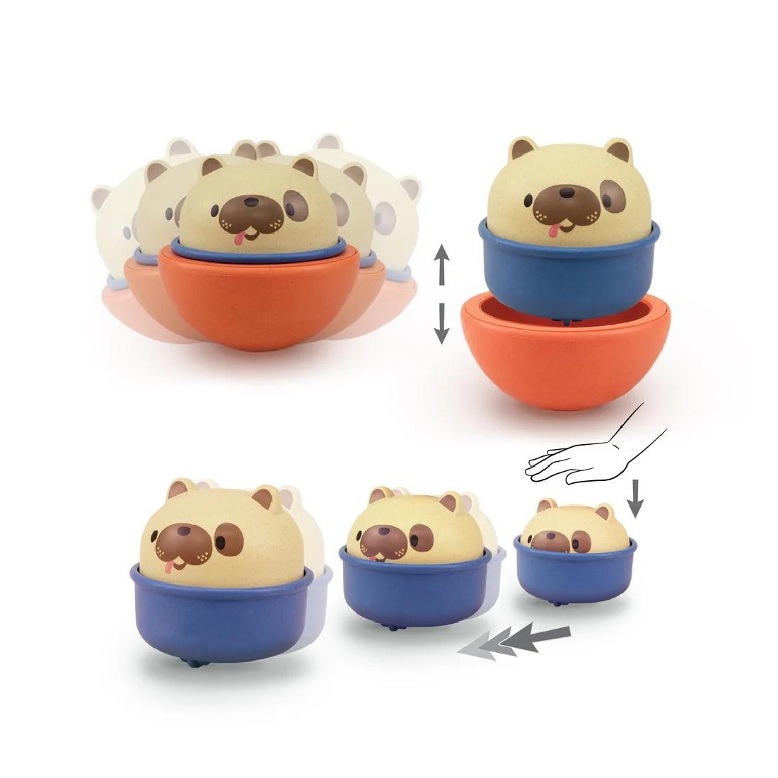 Βρεφικό παιχνίδι Rocking Rollers – Dog 20307 Tiger Tribe