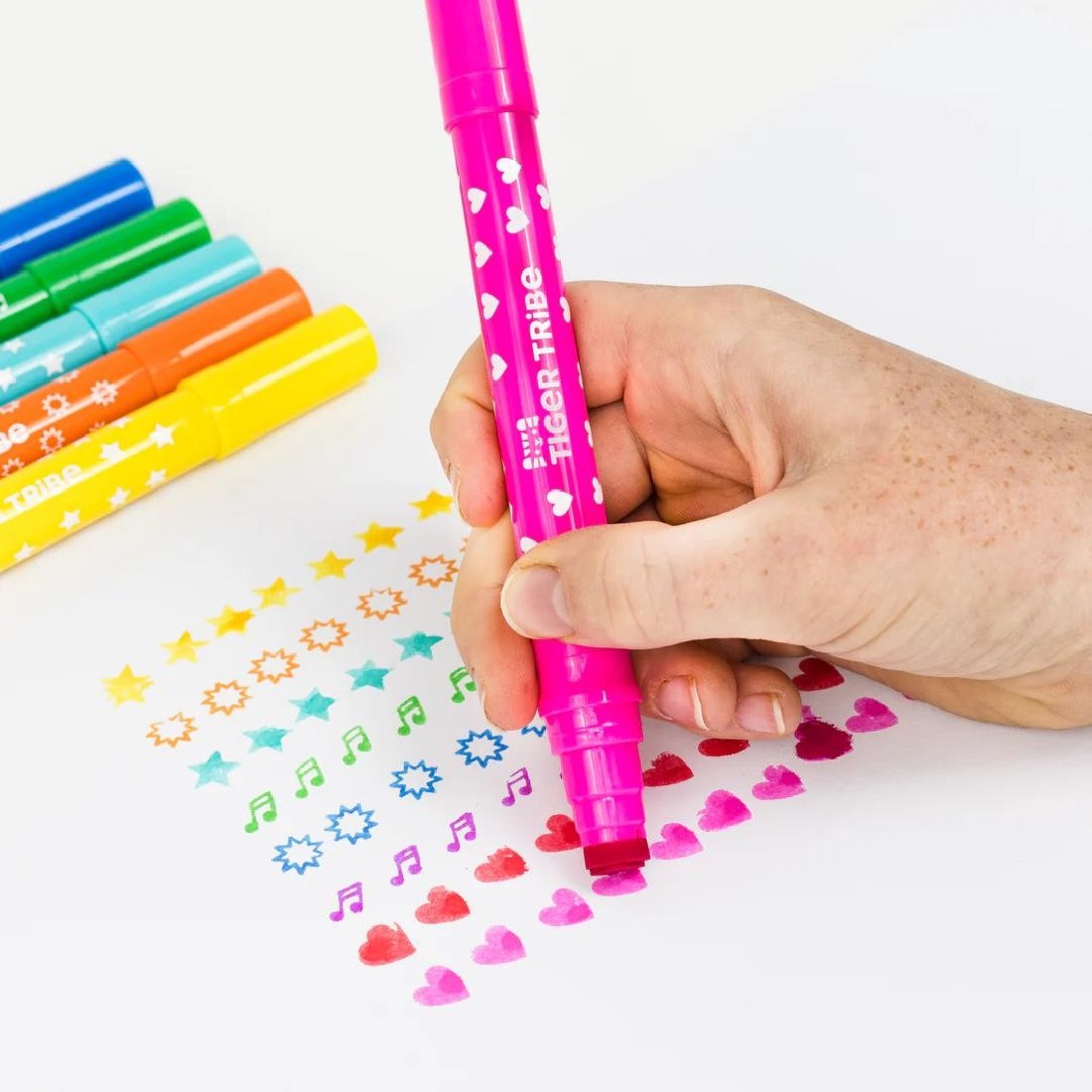 Μαρκαδόροι με Σφραγίδα 94402 Tiger Tribe