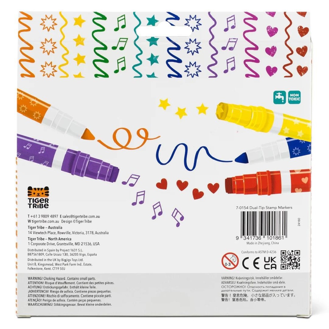 Μαρκαδόροι με Σφραγίδα 94402 Tiger Tribe