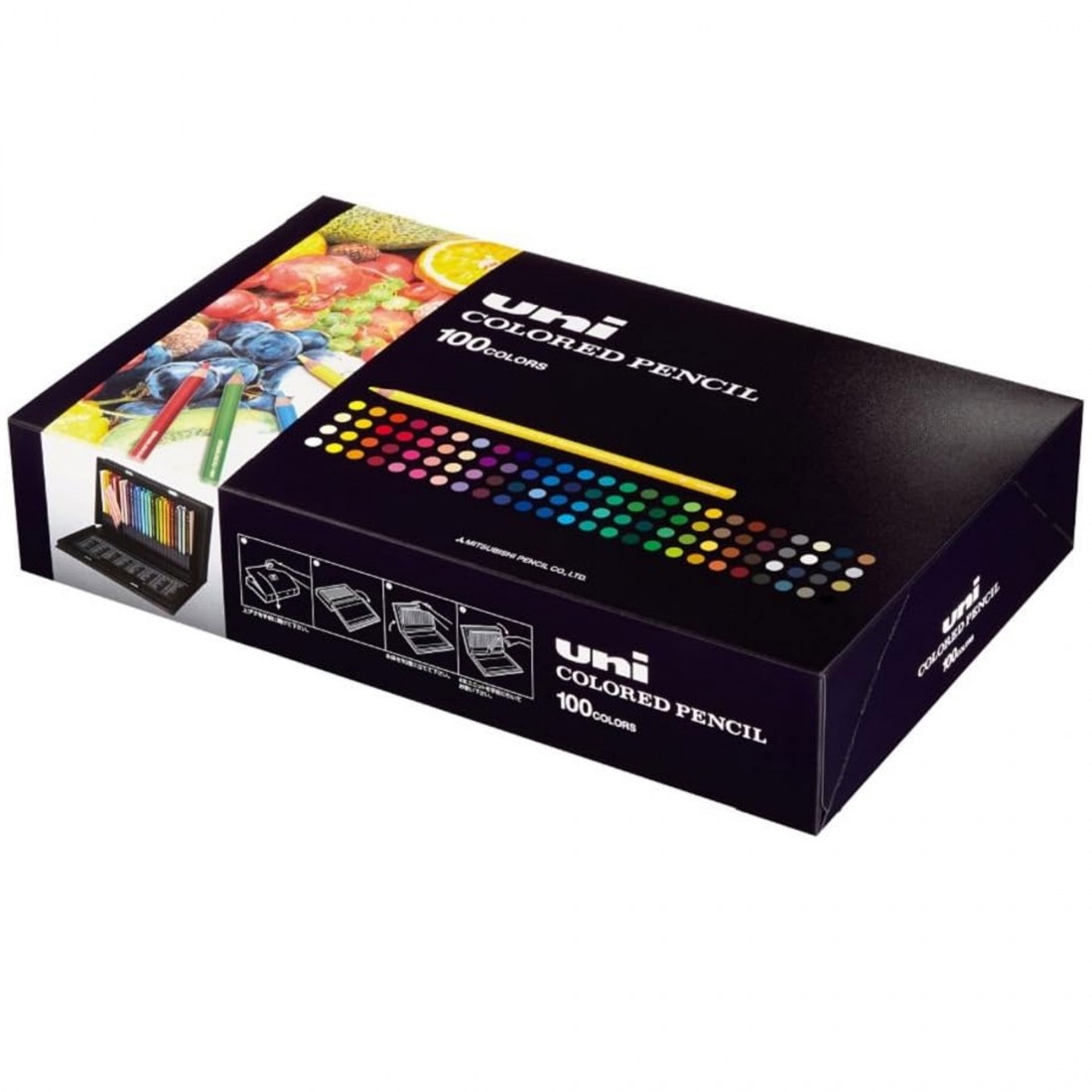 Mitsubishi Pencil Uni Colored Pencils 100 Colors Set