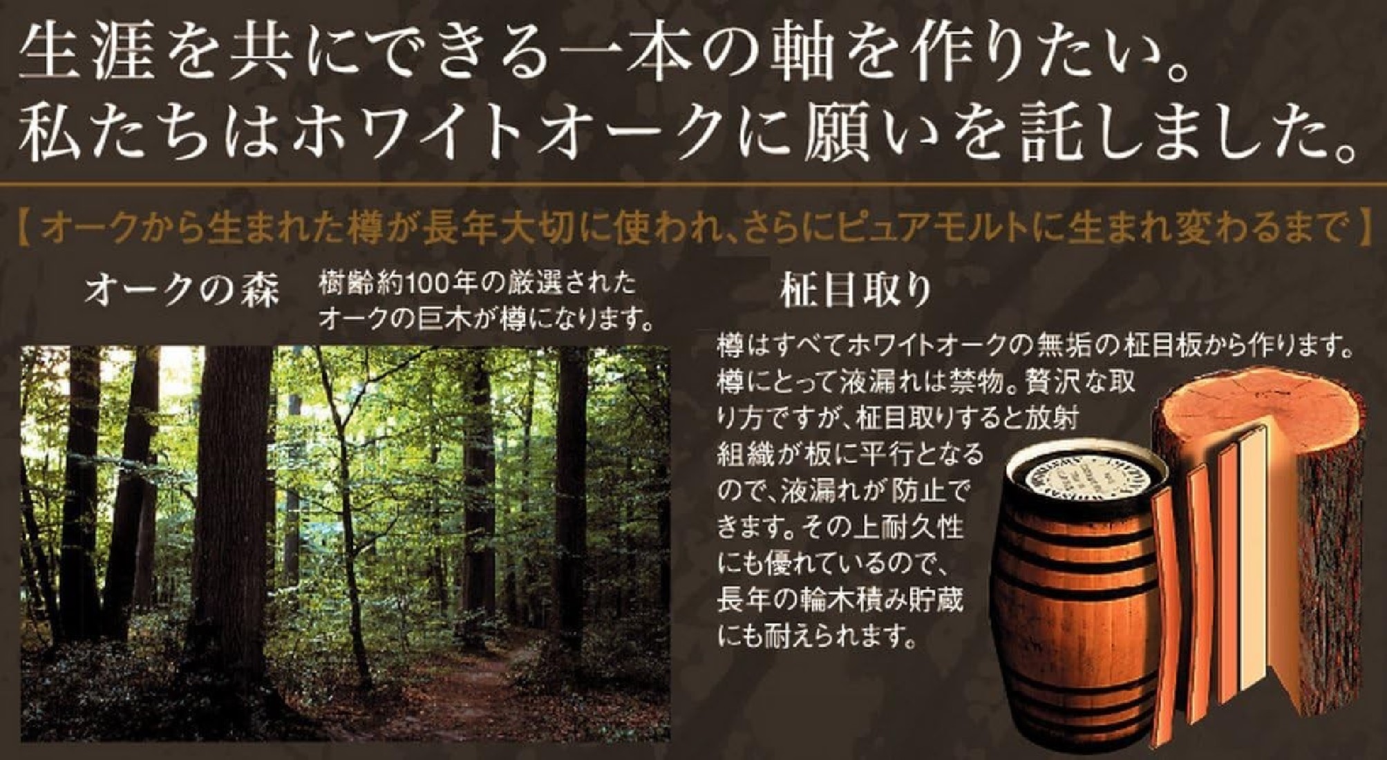 Uni Mitsubishi Pure Malt Oak Wood Natural Mechanical Pencil M51025