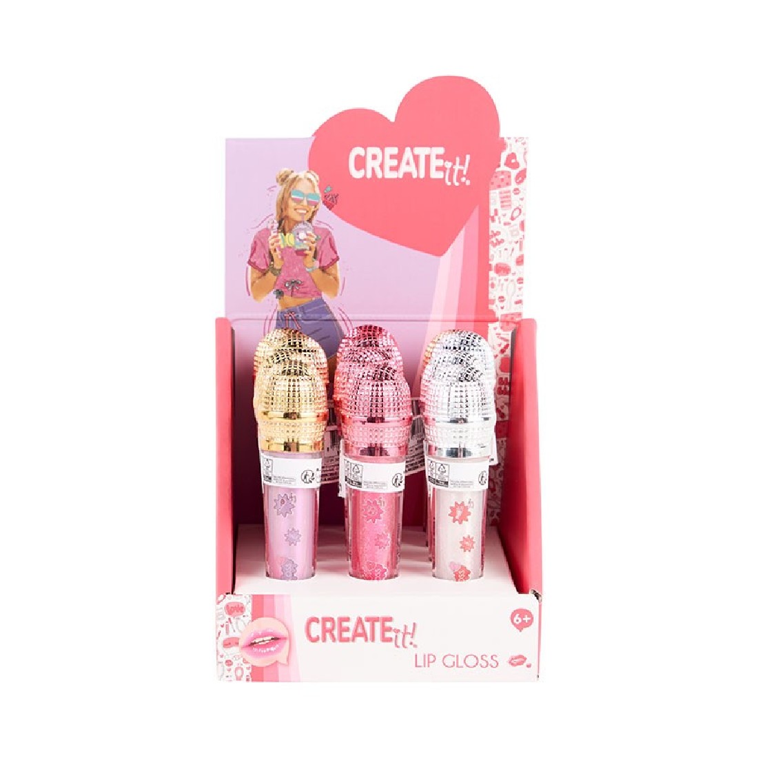 Lip Gloss Μικρόφωνο Vanilla scented (λευκό) 841000 Create it!