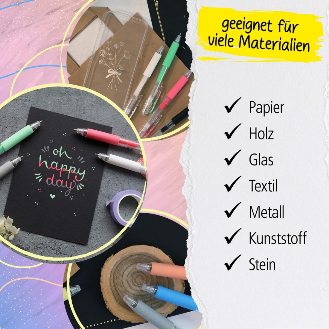 Acrylic Liner Fashion, Pastel Colours, 6 pens 18632/6 Online