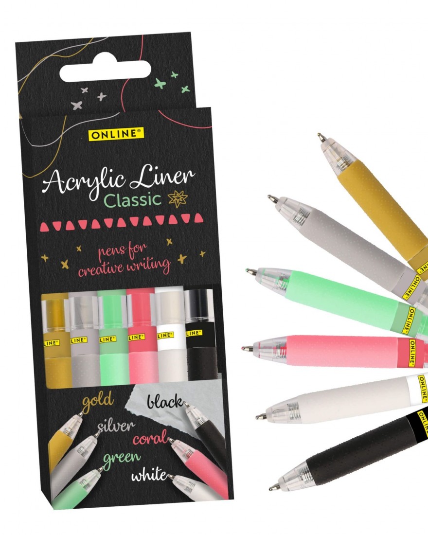 Acrylic Liner Classic, 6 pens 18631/6 Online