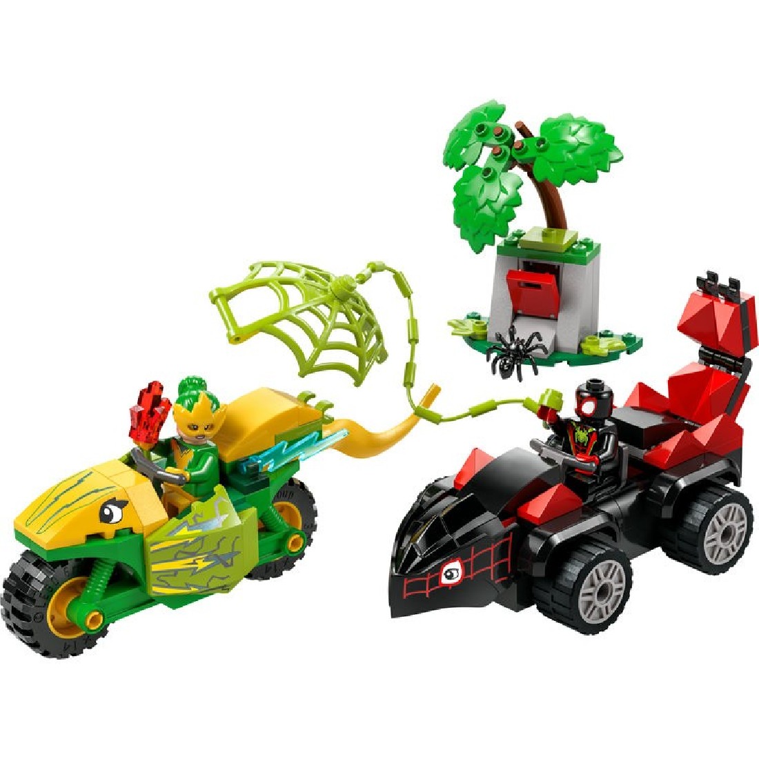Spidey - Spin And Electro Dinosaur Vehicle Chase 11198 Lego Marvel.