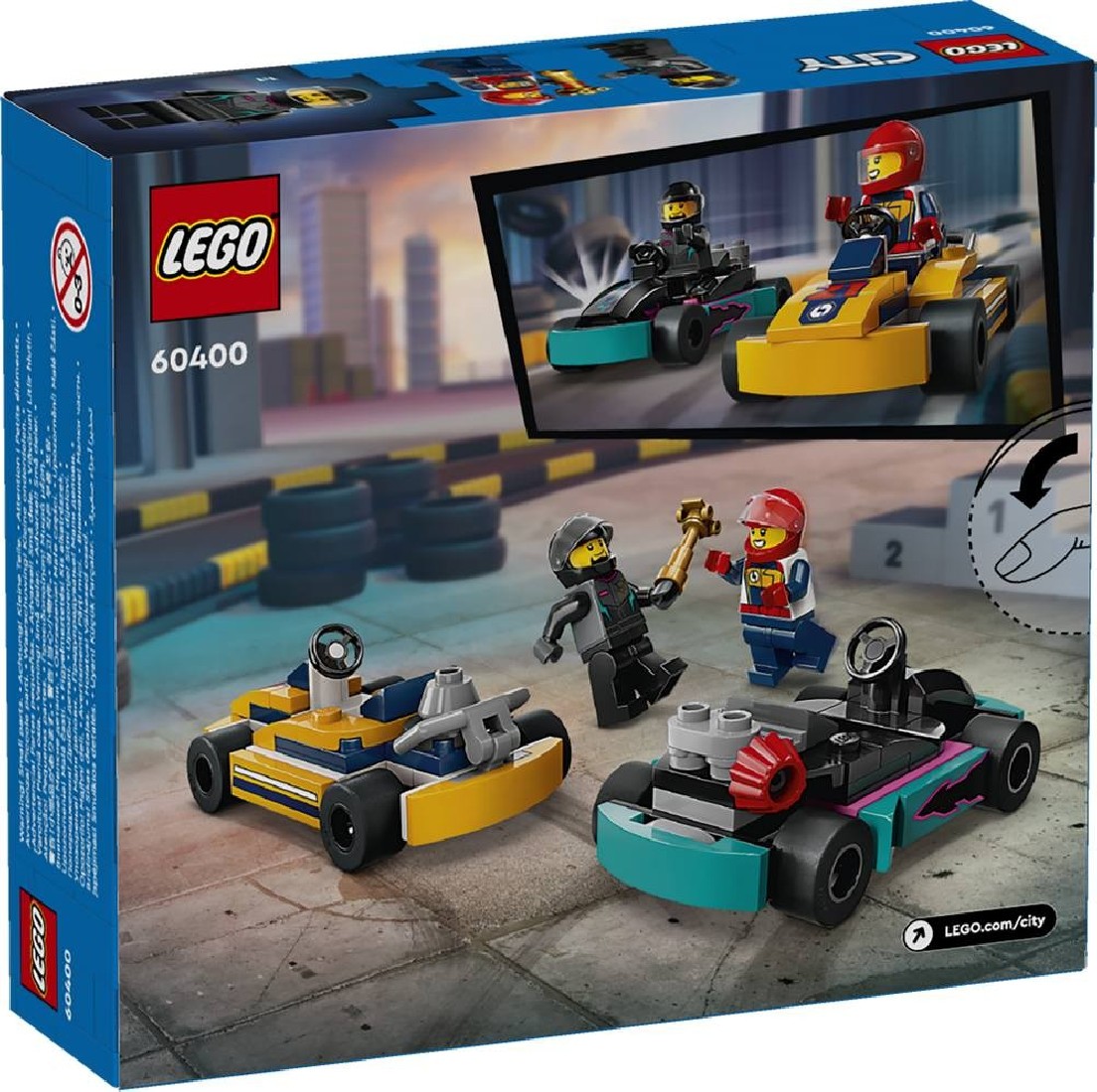 Go-Karts And Race Drivers 60400 Lego City