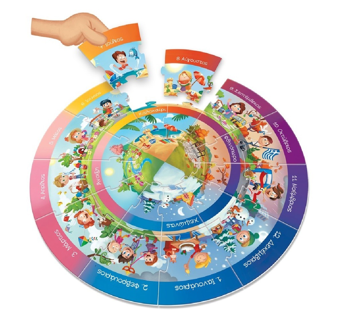 Τα Νησάκια της Γνώσης: Το Πρώτο μου Ημερολόγιο 100875 ΔΕΣΥΛΛΑΣ