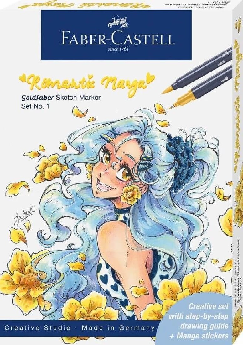 Faber Castell Goldfaber Sketch Marker Romantic Manga Set No.1 164701