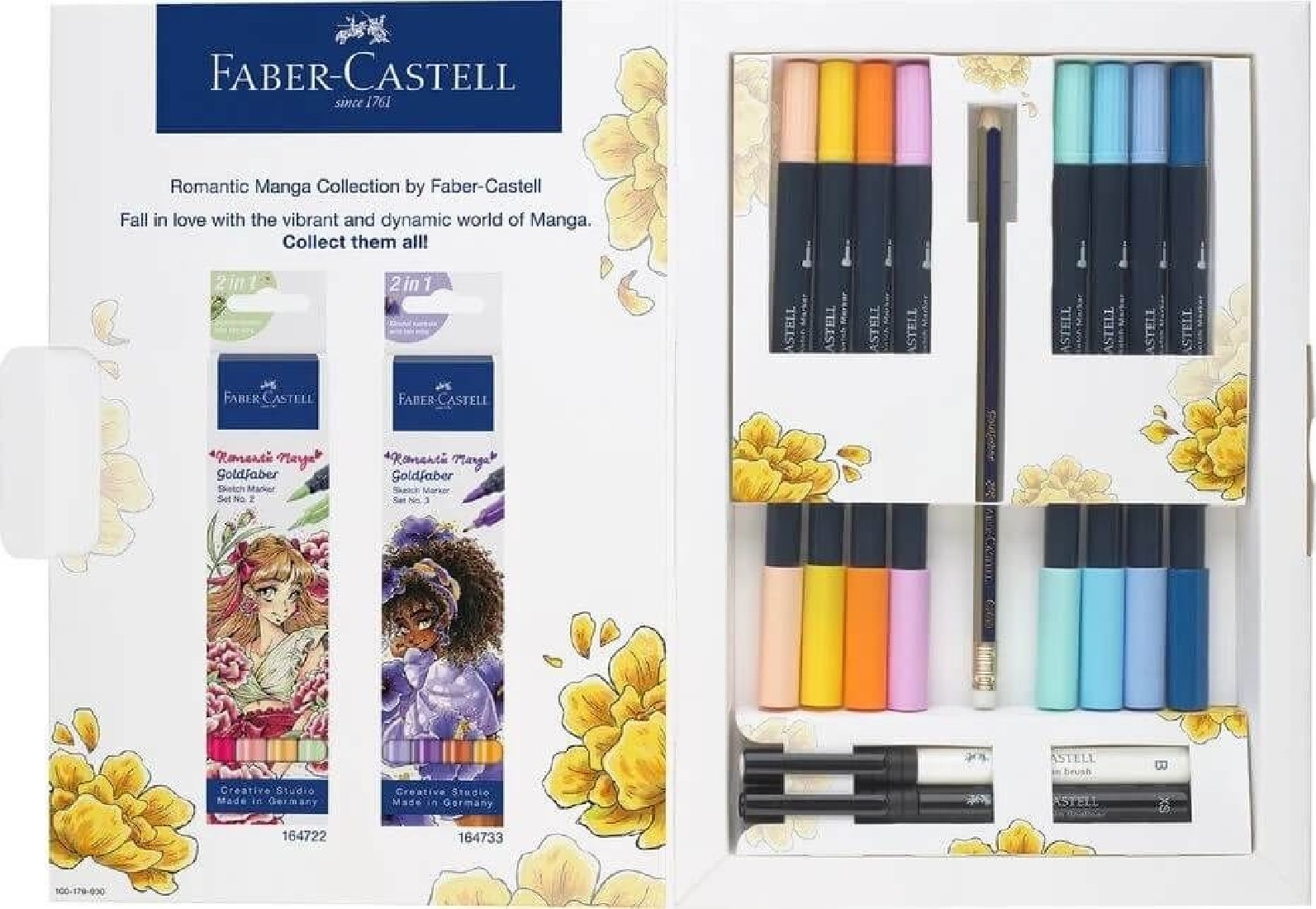 Faber Castell Goldfaber Sketch Marker Romantic Manga Set No.1 164701