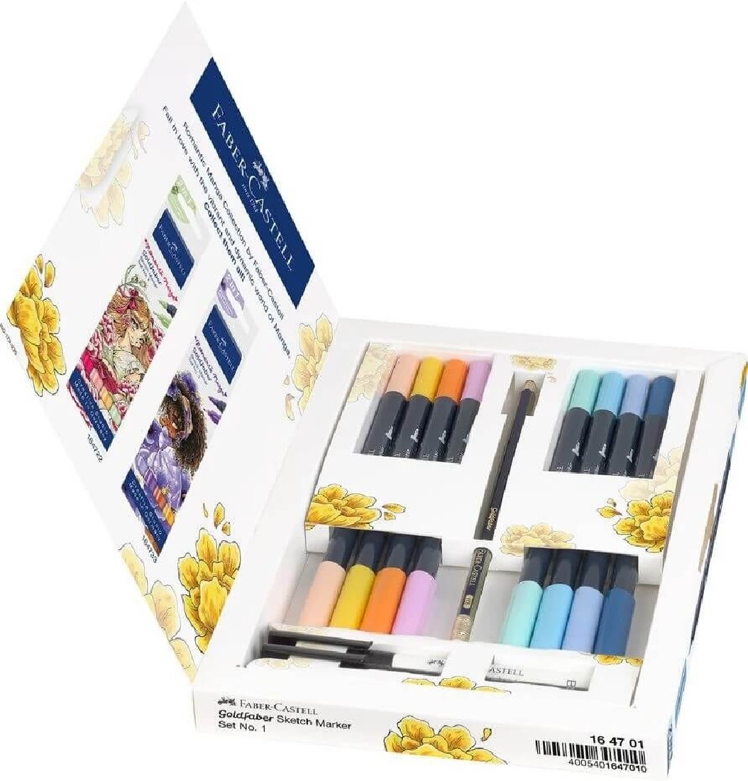 Faber Castell Goldfaber Sketch Marker Romantic Manga Set No.1 164701