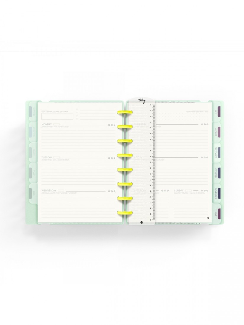 Carchivo-Planner Ingeniox A5 160 σελ- Μέντα Παστελ & Νεον Κίτρινο 66053517