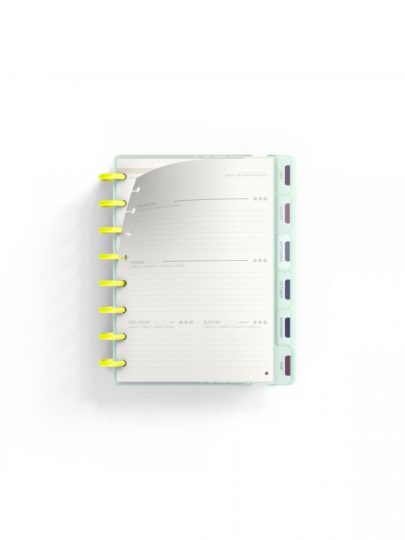Carchivo-Planner Ingeniox A5 160 σελ- Μέντα Παστελ & Νεον Κίτρινο 66053517