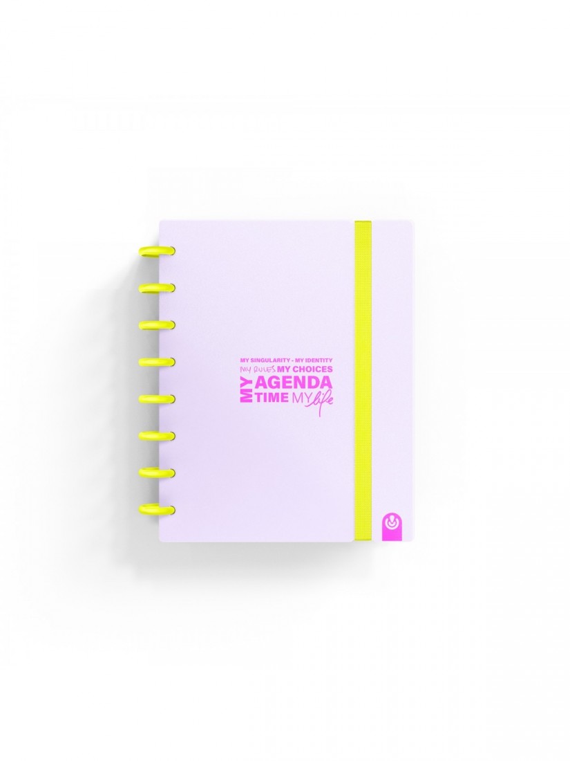 Carchivo-Planner Ingeniox A5 160 σελ- Μωβ Παστελ & Νεον Κίτρινο 66053514