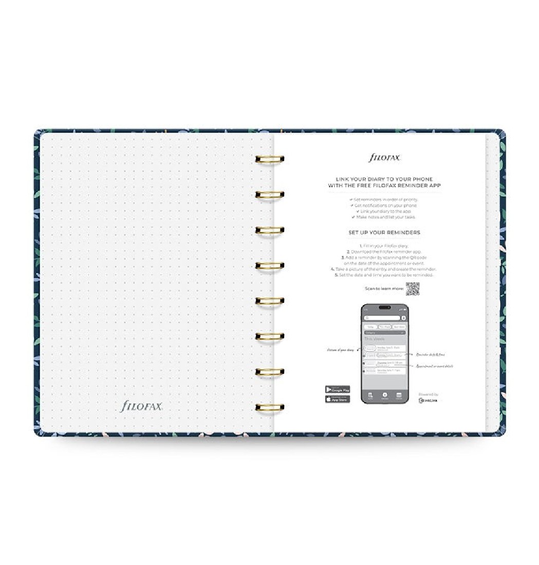 Notebook Garden Dusk A5 2026 Planner Week On Two Pages 26-68297 Filofax