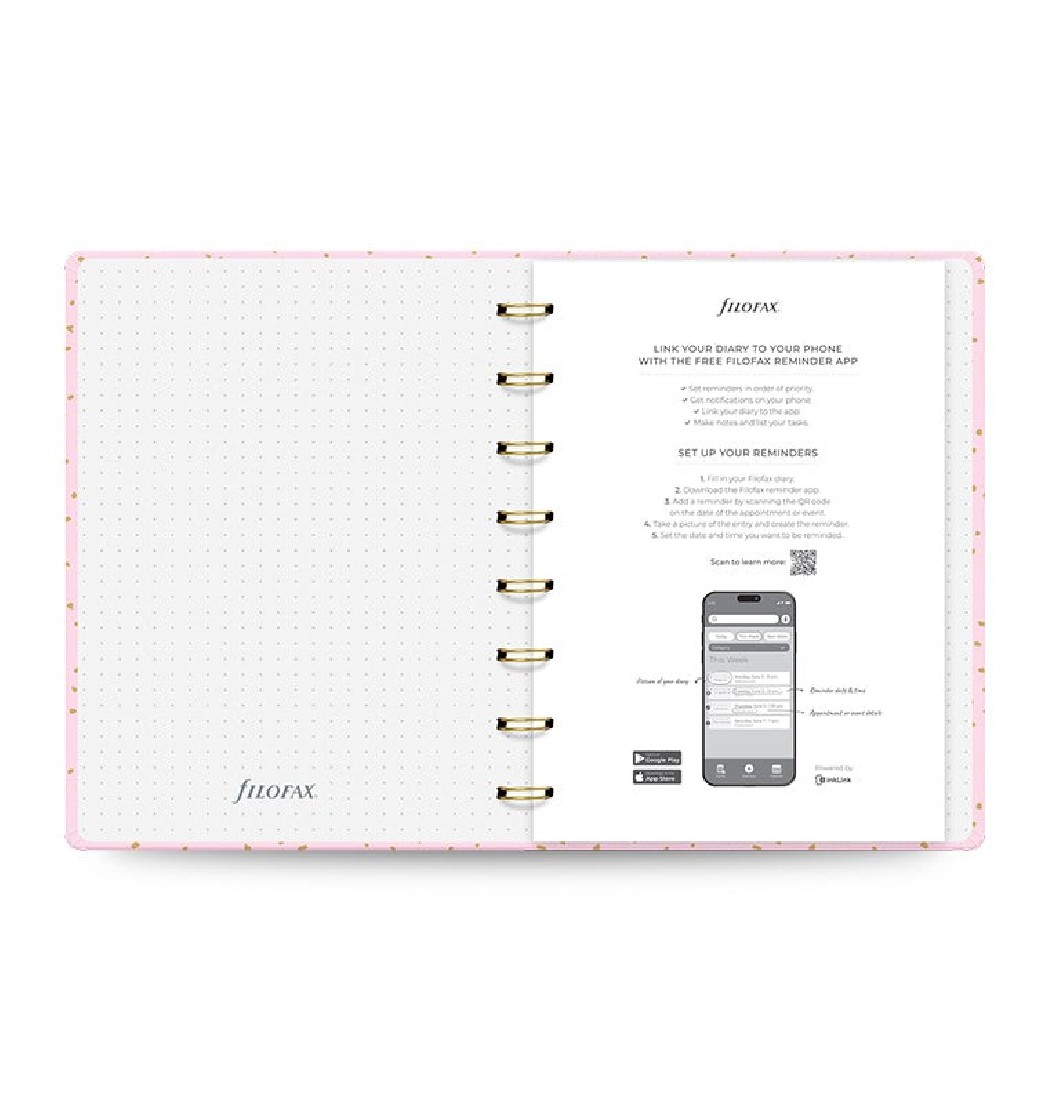 Notebook Confetti A5 2026 Planner Week On Two Pages 26-68298 Filofax