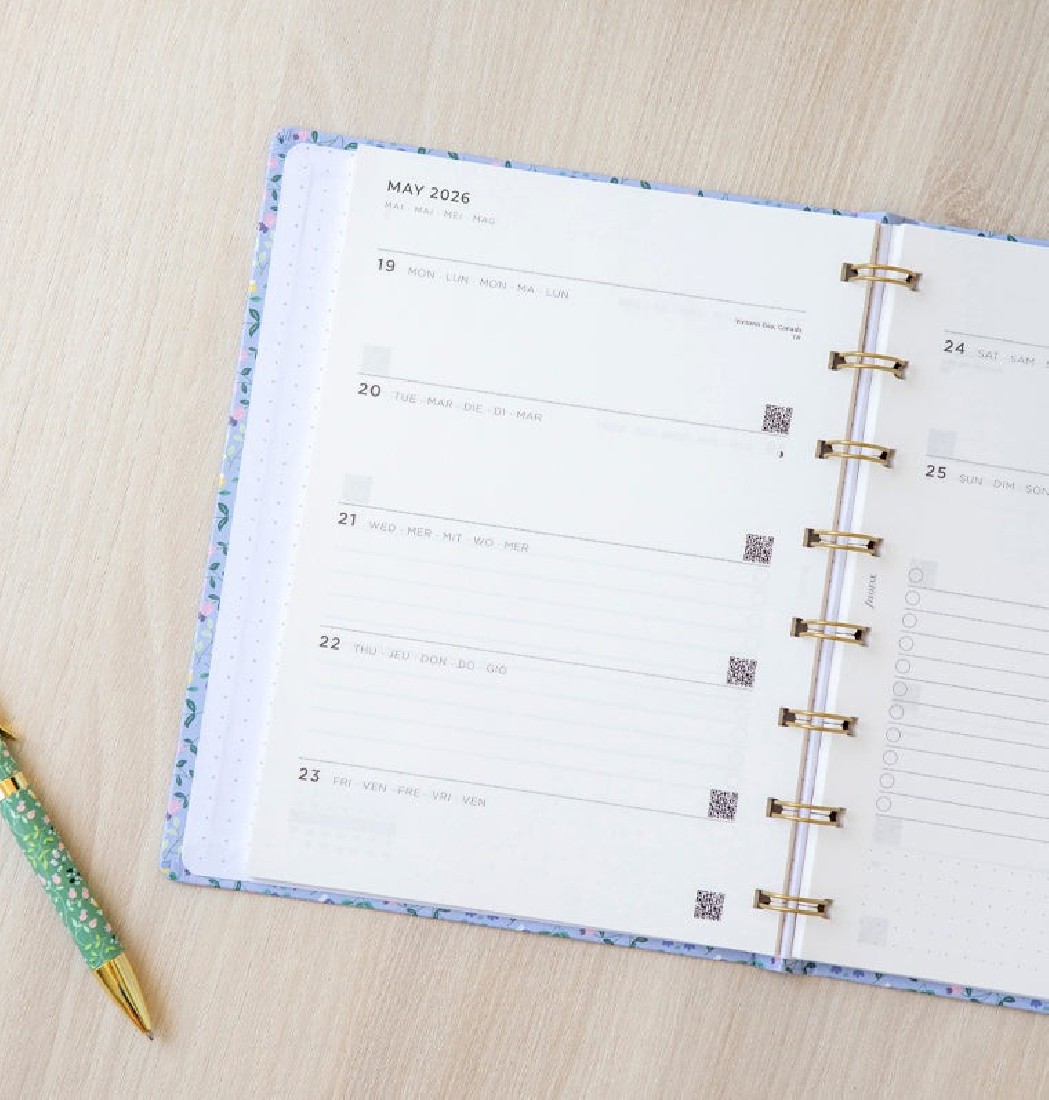 Notebook Meadow A5 2026 Planner Week On Two Pages 26-68310 Filofax